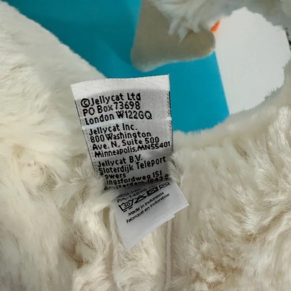 Jellycat snow dragon Large Authentic NWT - Picture 5 of 6